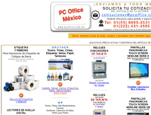Tablet Screenshot of pcoffice.com.mx